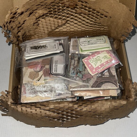 ✂️ 1 lb Scrapbook Stickers, Embellishments, Paper and more – Huge Variety! - Picture 1 of 6
